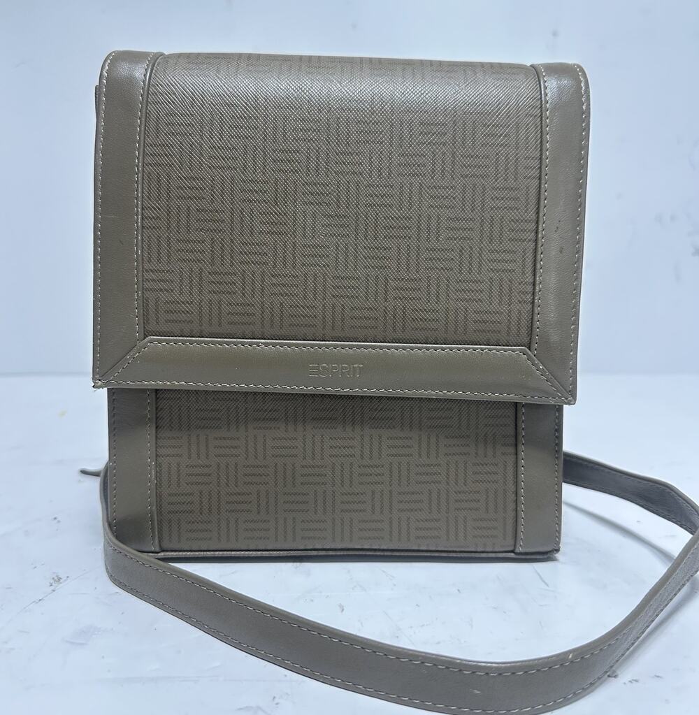 Esprit Brown Faux Leather Bag Purse Wallet Women’s Accessory Crossbody